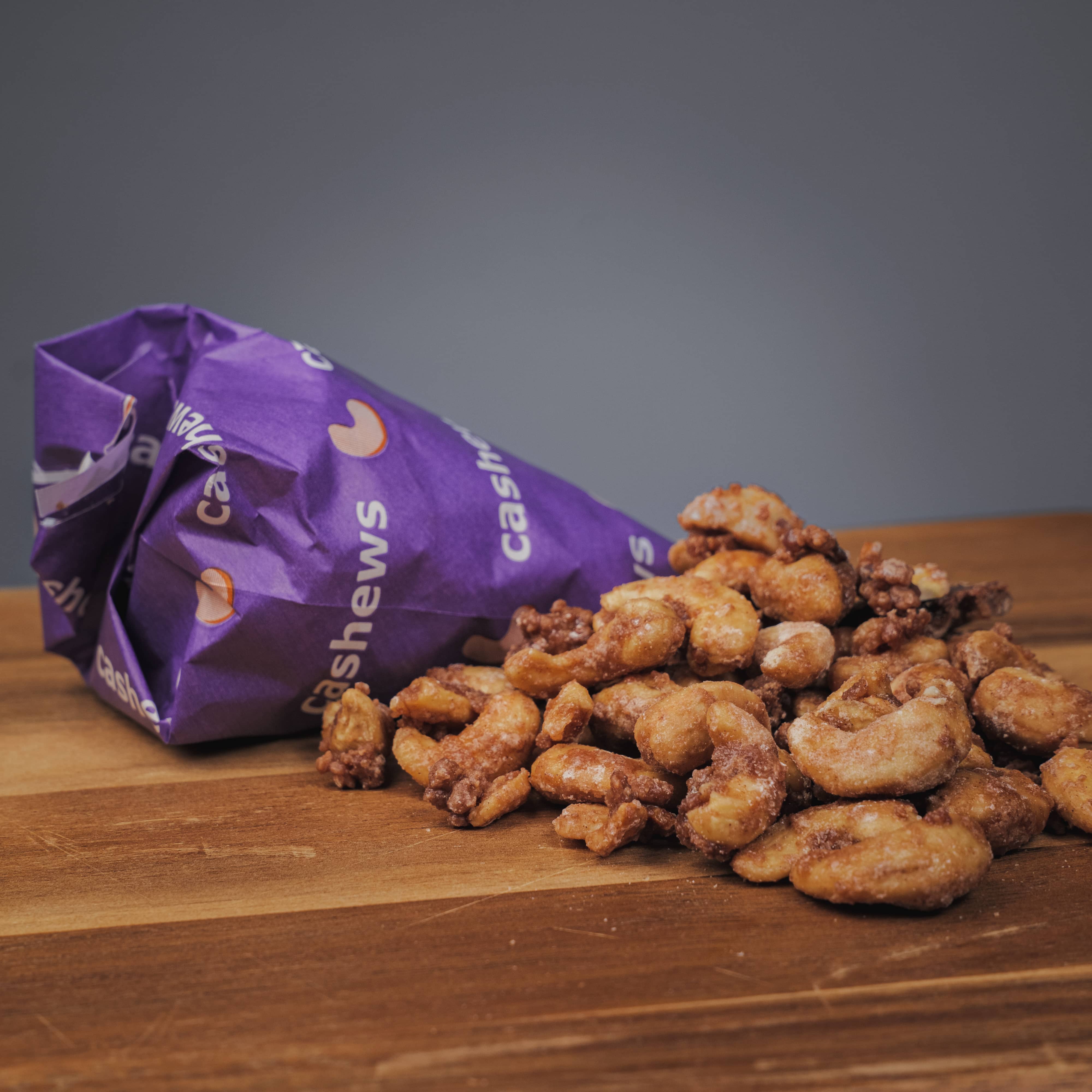 Roasted Cinnamon Glazed Cashews