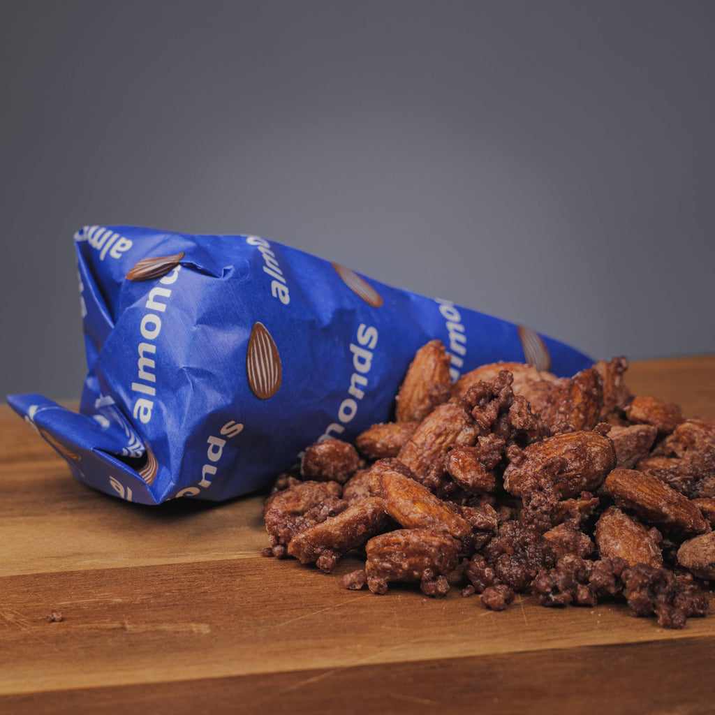 Roasted Cinnamon Glazed Almonds